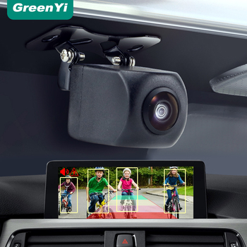 Tracking AI Car Rear View Parking Camera With Pedestrian/Vehicle Detection and Warning